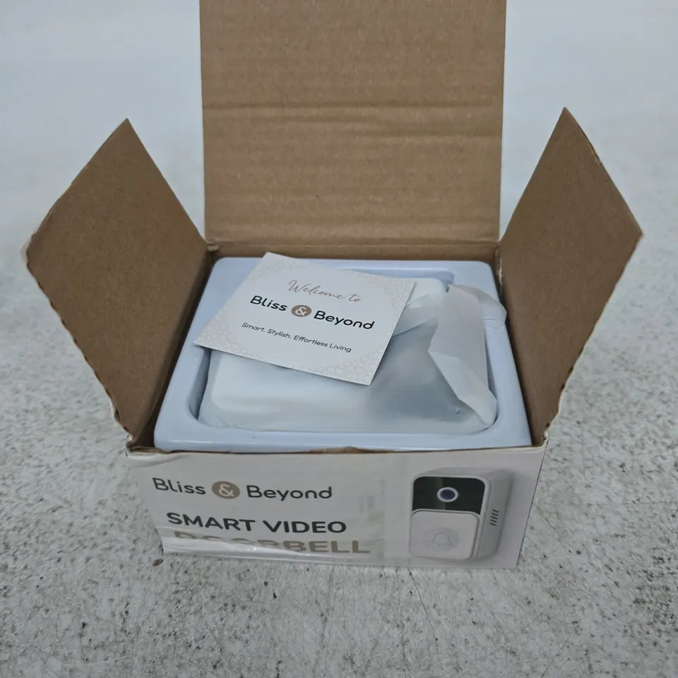 BLISS AND BEYOND SMART VIDEO DOORBELL