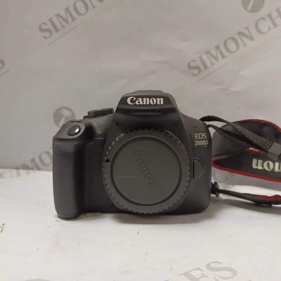 CANON EOS 2000D CAMERA IN BLACK