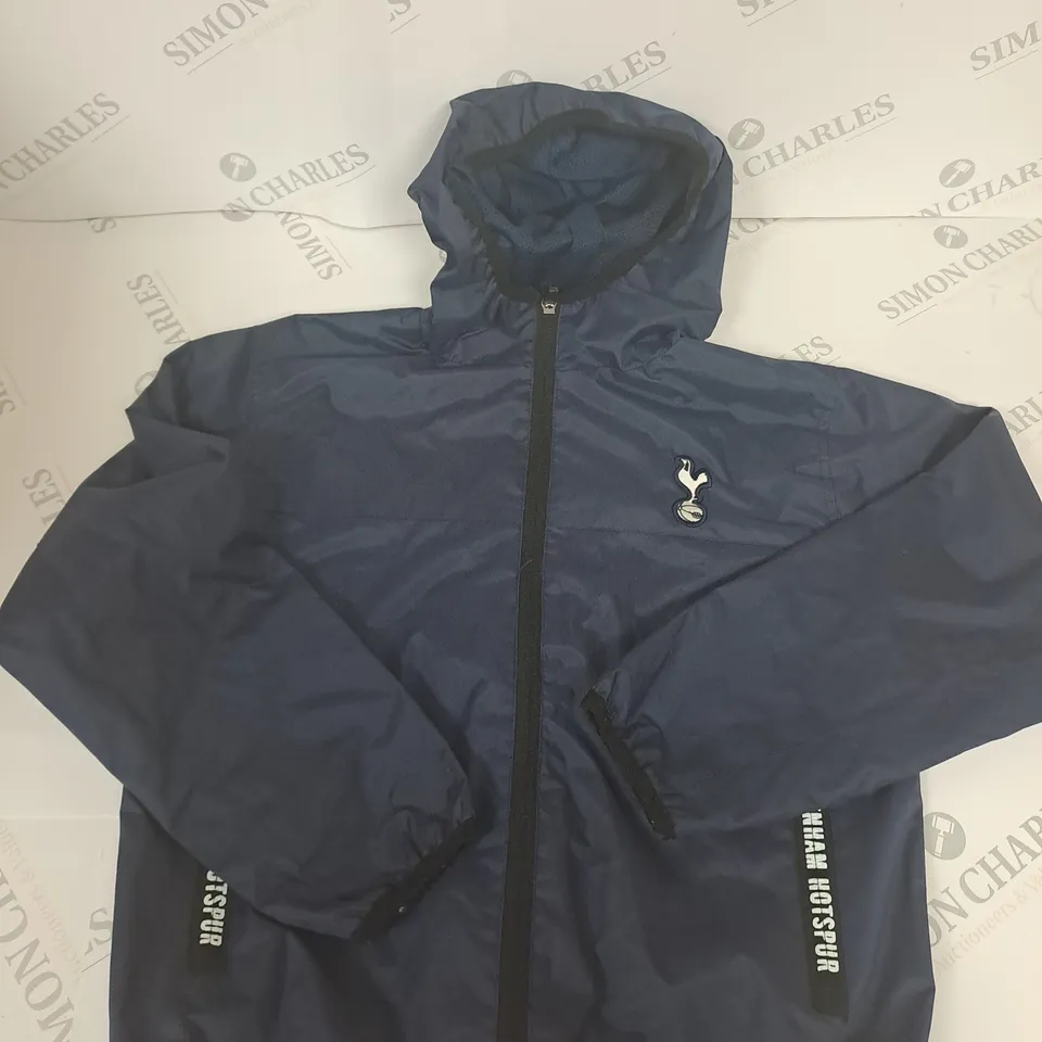 TOTTENHAM HOTSPURS ZIPPED JACKET SIZE 7-8 YEARS
