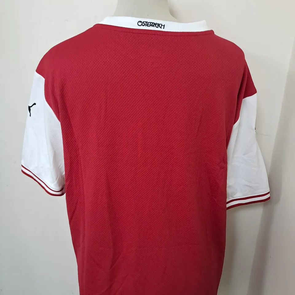PUMA AUSTRIA HOME JERSEY SIZE L