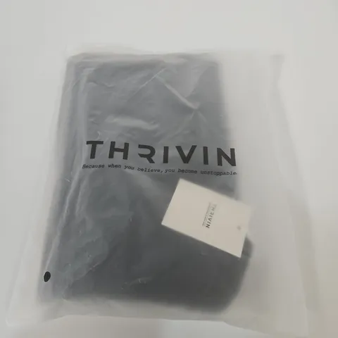 THRIVIN ELEVATE SCULPTING HIGH WAIST SCRUNCH LEGGINGS – NIGHT BLACK UK L