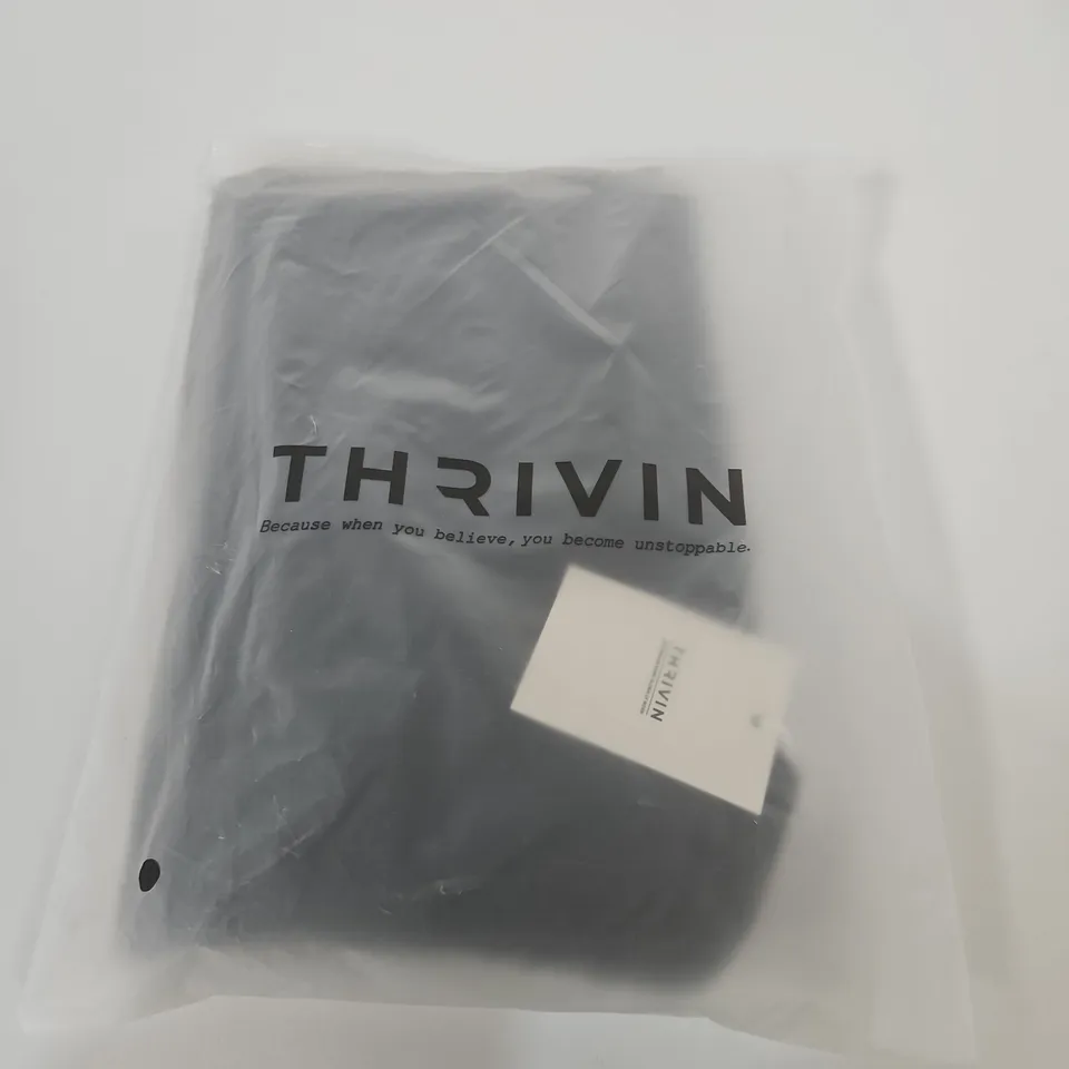 THRIVIN ELEVATE SCULPTING HIGH WAIST SCRUNCH LEGGINGS – NIGHT BLACK UK L