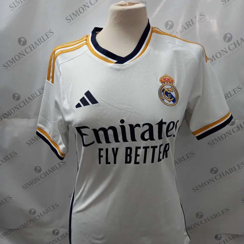 REAL MADRID HOME JERSEY SIZE XS