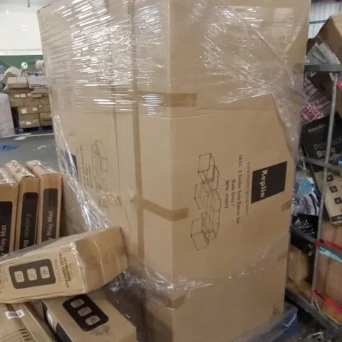 PALLET OF ASSORTED INCOMPLETE RATTAN FURNITURE PARTS AND PIECES