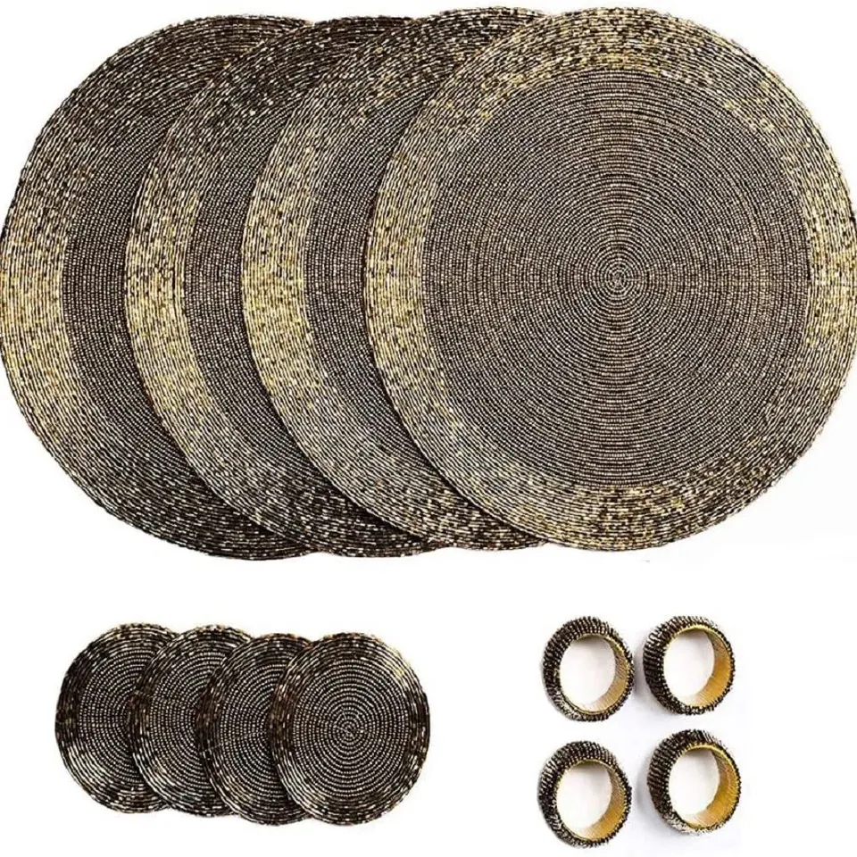 BOXED DEX GLASS 12 PIECE NO PATTERN ROUND PLACEMAT SET (1 ITEM)