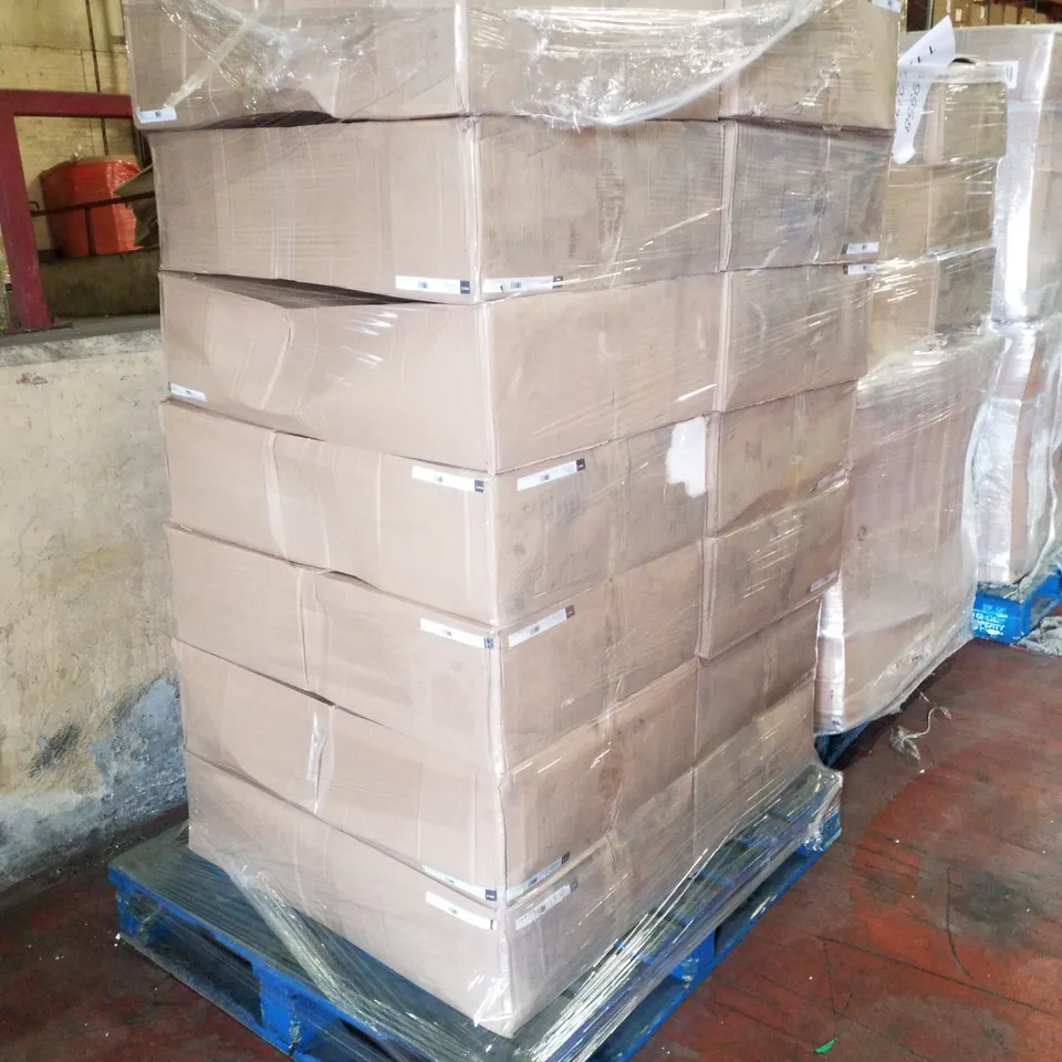 PALLET CONTAINING APPROXIMATELY 14 BOXED 341MM HANDLELSS CURVED DOORS IN CASHMERE GLOSS