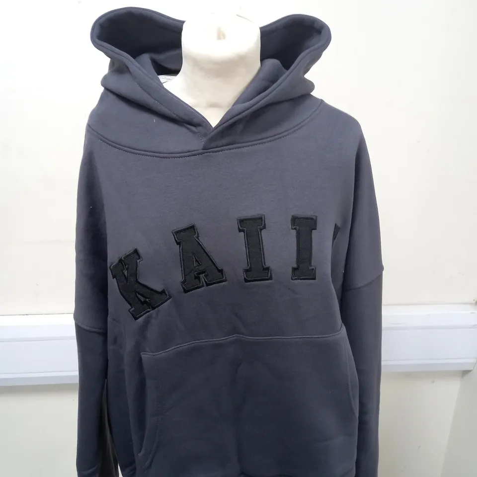 KAIIA SLOGAN OVERSIZED HOODIE SIZE 18