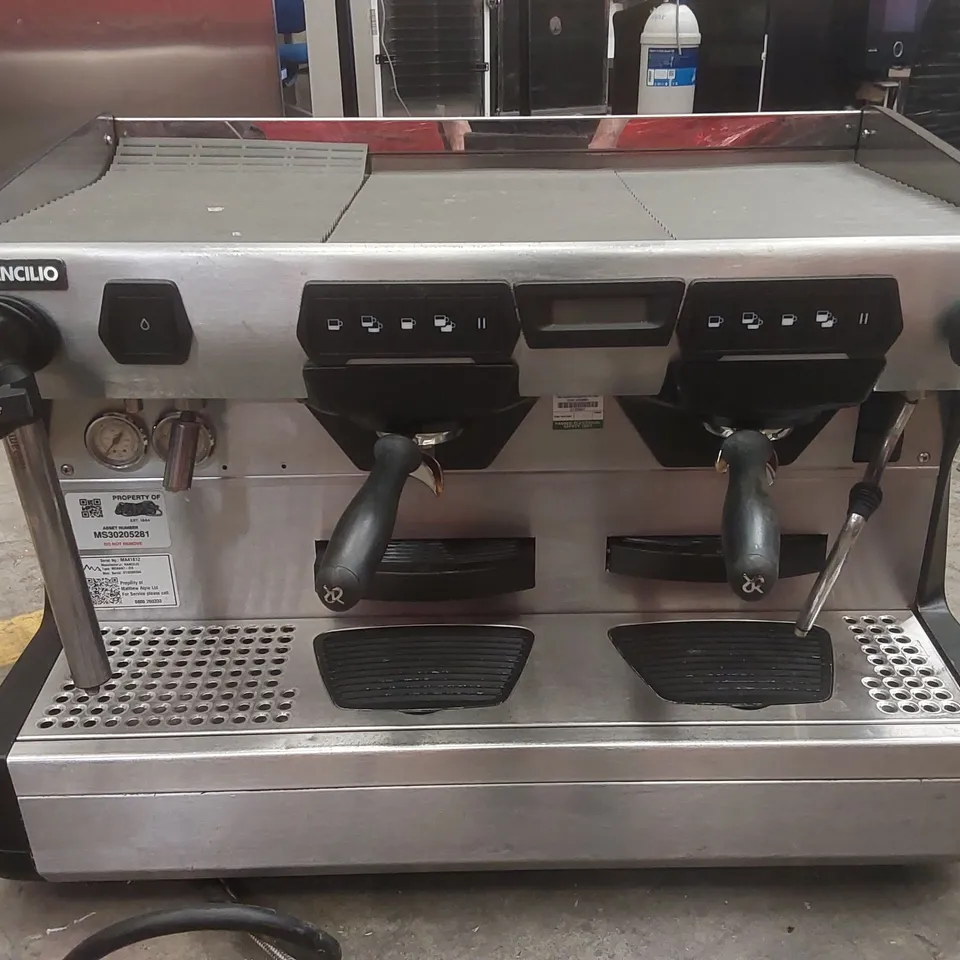 RANCILIO CLASSE 7 2 GROUP COMMERCIAL COFFEE MACHINE WITH ISTEAM