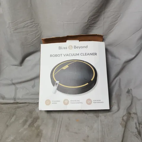 BLISS & BEYOND ROBOT VACUUM CLEANER – BLACK CIRCULAR 