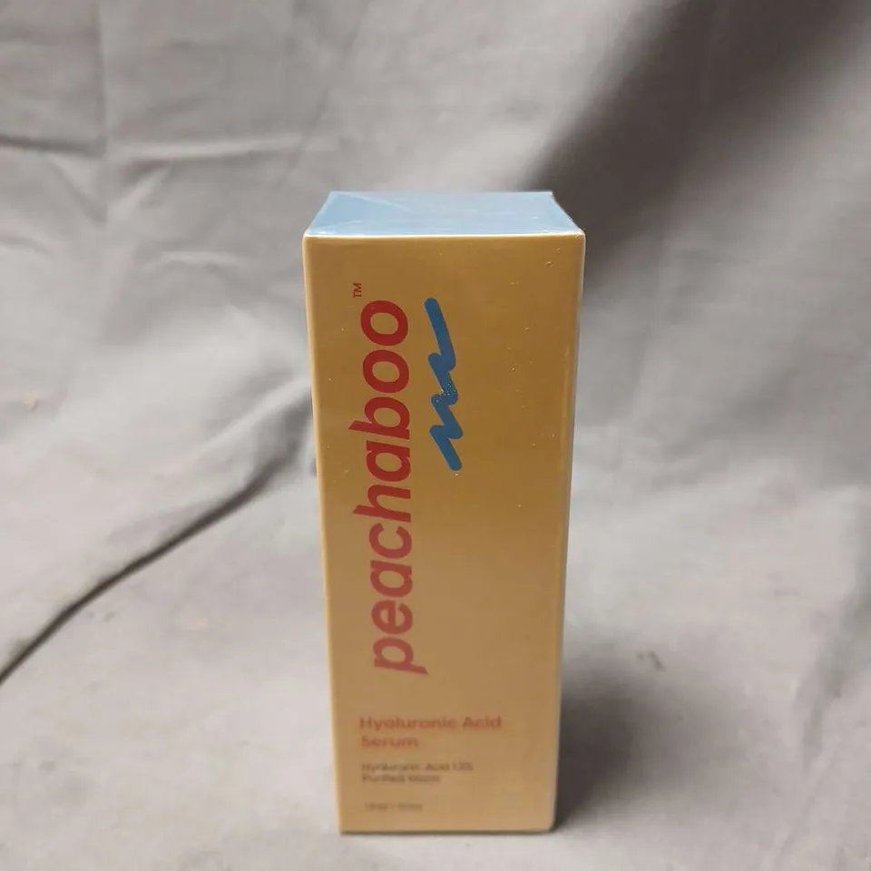 PEACHABOO HYALURONIC ACID SERUM – BOXED AND SEALED 