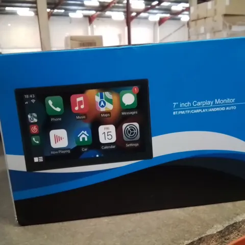 BOXED 7" CARPLAY ANDROID MONITOR 