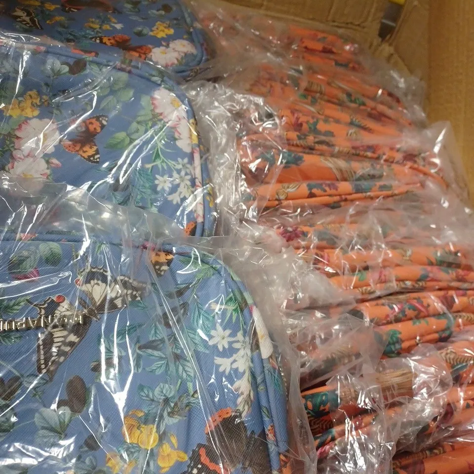 BOX OF APPROX 30 ASSORTED COLOURS AND STYLES OF JOANA FULANA PREMIUM COLLECTION STORAGE BAGS