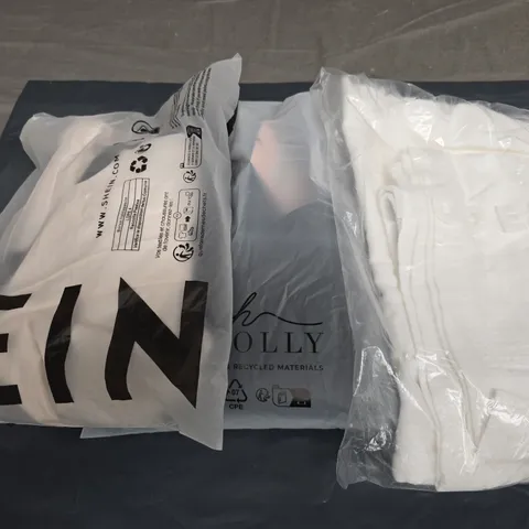 BOXED OF APROX 20 ASSORTED ITEMS OF CLOTTING IN VARIOUS  STYLES, SIZES AND COLOURS - COLLECTION ONLY 