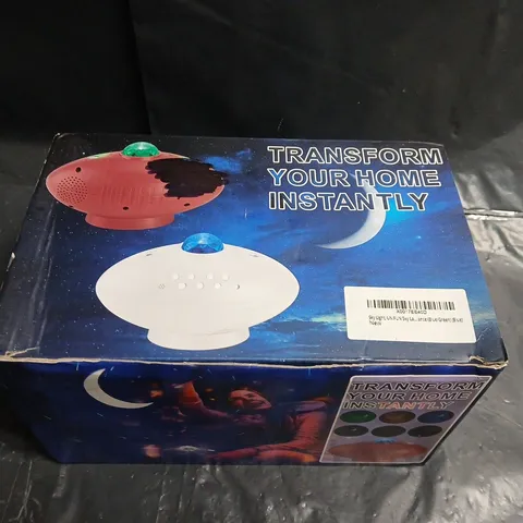 BOXED RUGBY BALL 4 IN 1 MUSIC STAR PROJECTOR LIGHT
