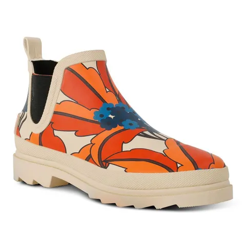  REGATTA WOMENS ORLA KIELY CHELSEA BOOT MID RISE WELLIES WELLINGTON BOOTS ORANGE TROPICAL SIZE 5
