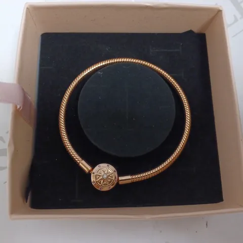 ROSE GOLD EFFECT CHARM BRACELET