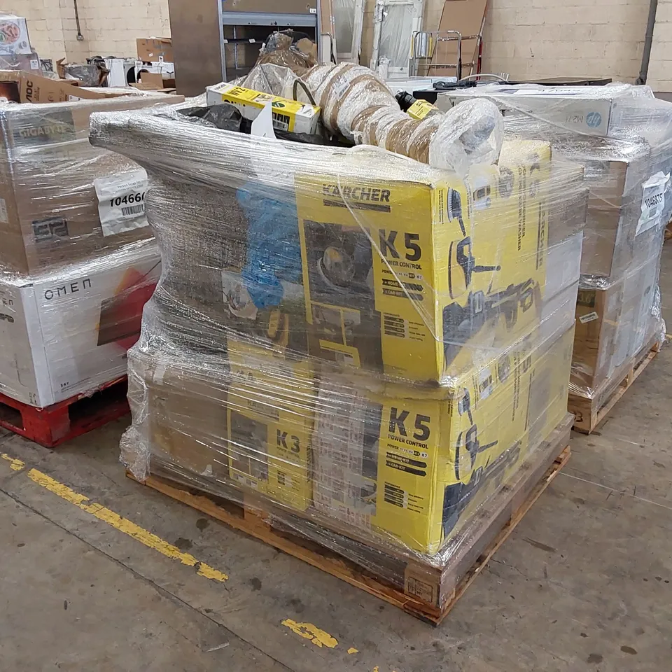 PALLET OF APPROXIMATELY 20 UNPROCESSED RAW RETURN HOUSEHOLD AND ELECTRICAL GOODS TO INCLUDE;