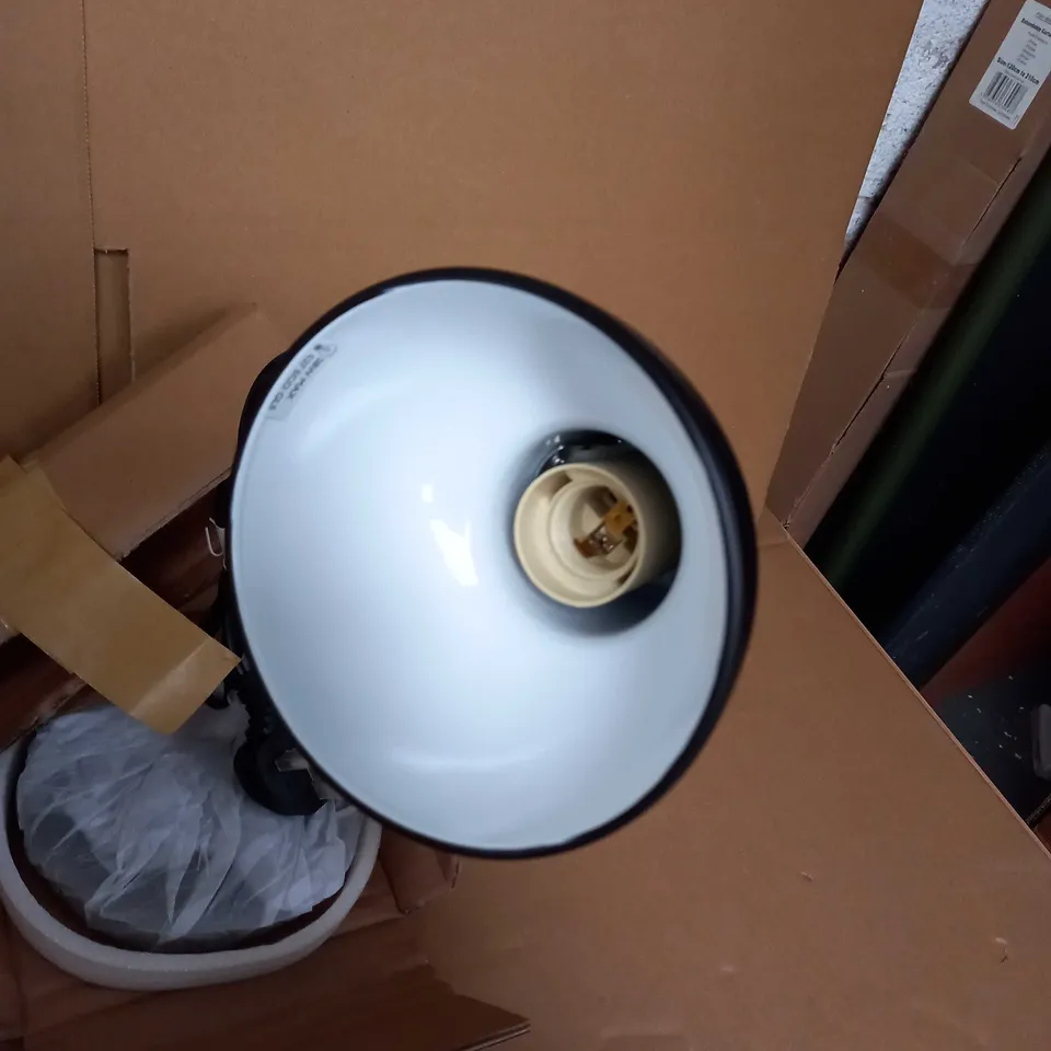 BOXED JOHN LEWIS BLACK BRANDON TASK TABLE LAMP