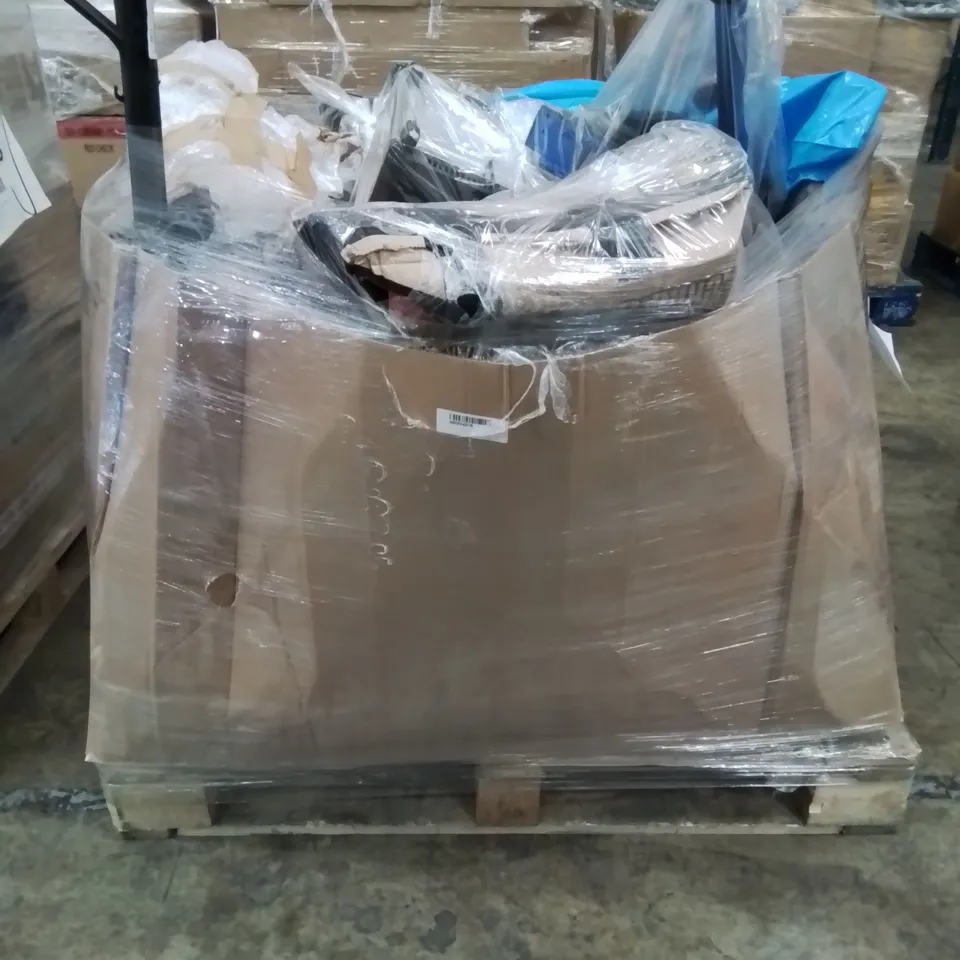 PALLET OF APPROXIMATELY 20 UNPROCESSED RAW RETURN HOUSEHOLD AND ELECTRICAL GOODS TO INCLUDE;