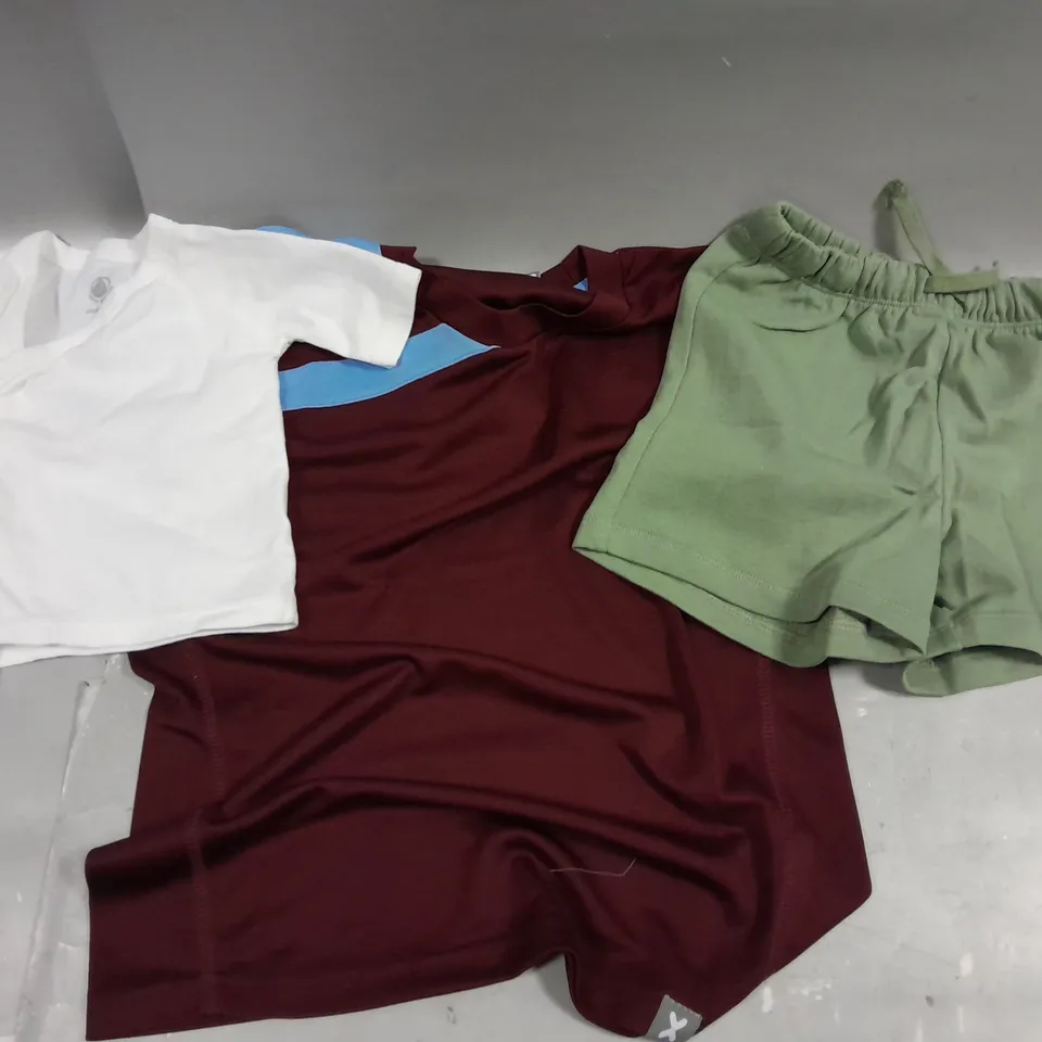 APPROXIMATELY 20 ASSORTED CHILDRENS CLOTHING PRODUCTS IN AGES RANGING FROM 0-5YRS 