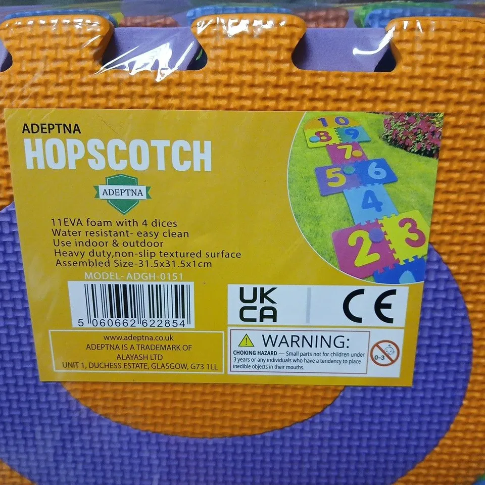 LOT OF 3 FOAM PLAYMAT SETS INCLUDE HOPSCOTCH AND 9-PIECE PLAY MATS