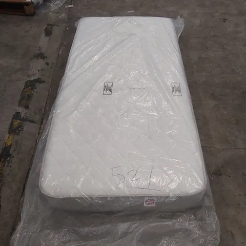 QUALITY BAGGED 3' SINGLE DUAL LAYER 600 HYBRID MATTRESS