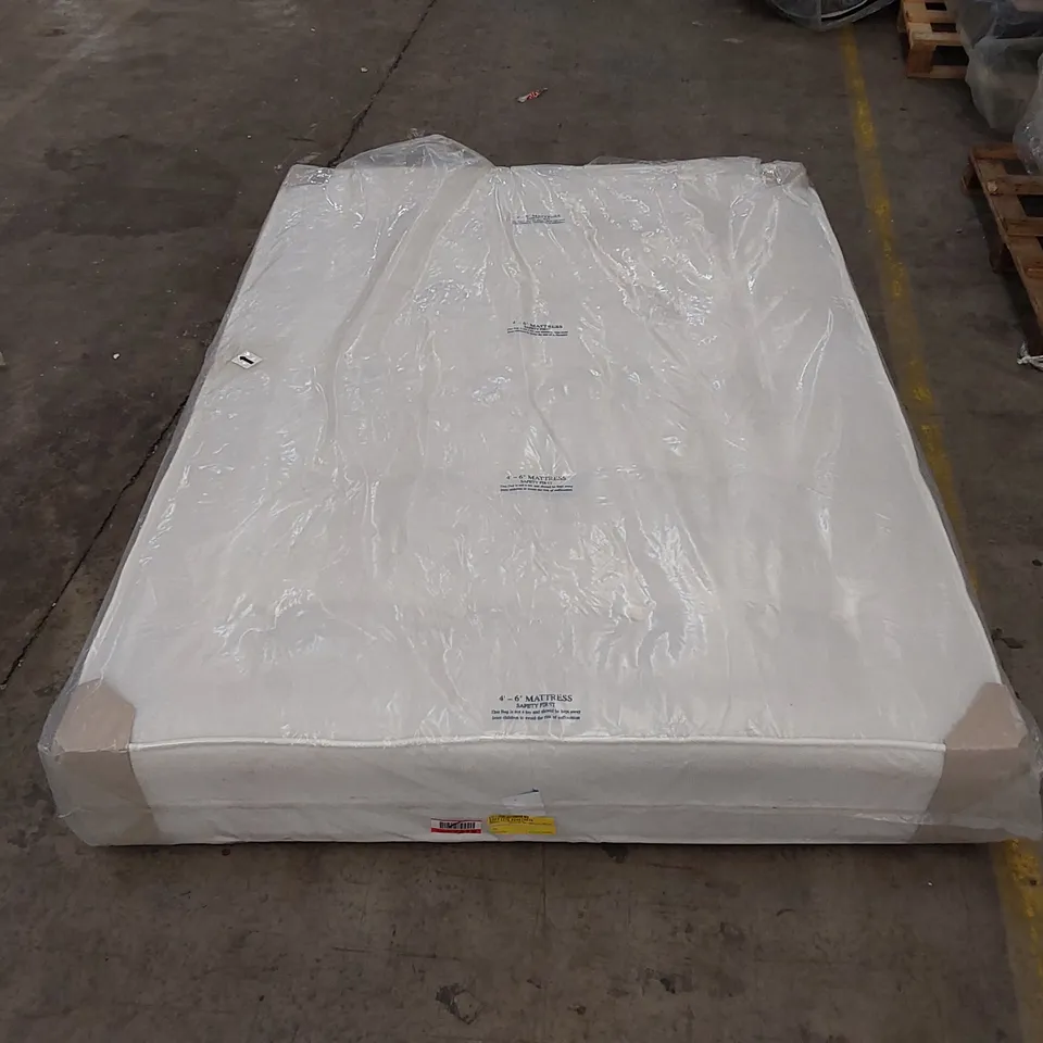 QUALITY BAGGED FLANDERSEN ROYALL 4'6" POCKET SPRUNG 1000 MATTRESS 