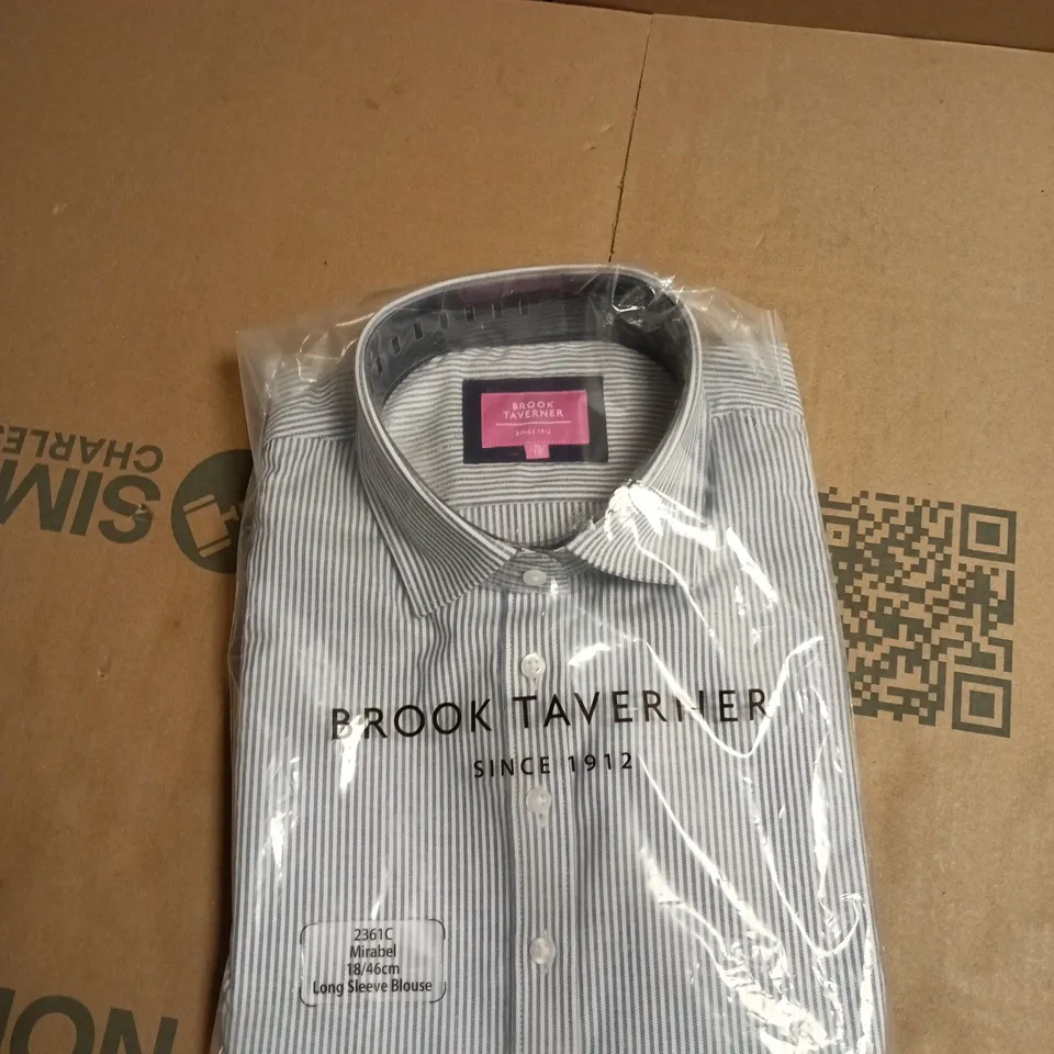 BOX OF APPROXIMATELY 25 ASSORTED SIZED BROOK TAVERNER BLOUSE