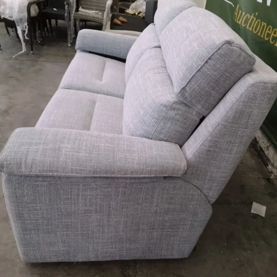 QUALITY DESIGNER G-PLAN ELLIS LARGE (2 CUSH) SOFA - BEACH DUCK EGG FABRIC