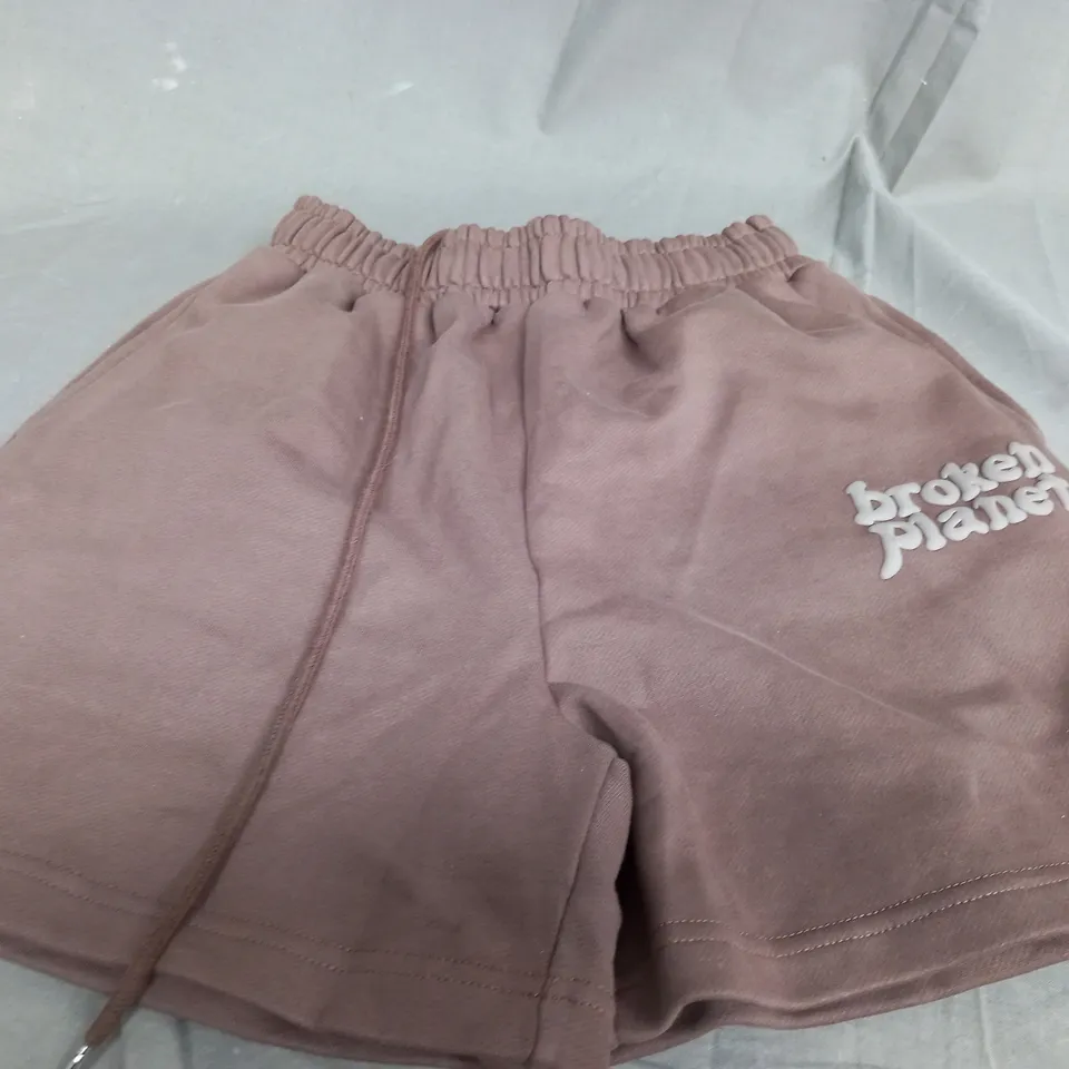 BROKEN PLANET BROWN SHORTS - MEDIUM
