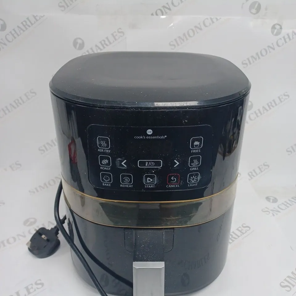 OUTLET COOK'S ESSENTIALS 4.0L AIR FRYER - BLACK