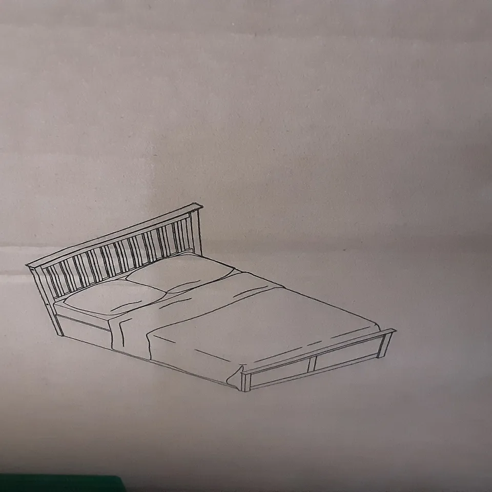 BOXED 135 CM PHOENIX OTTOMAN BED IN WHITE - 3 BOXES , INCOMPLETE ONE BOX MISSING 
