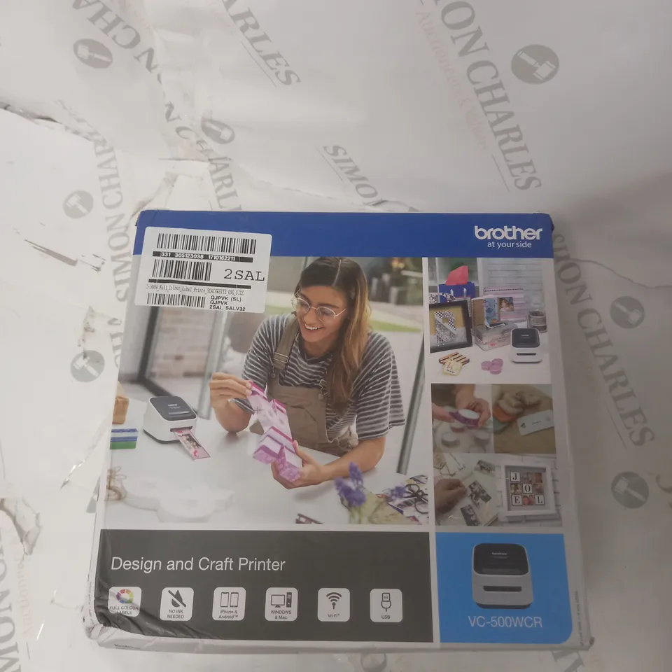 BROTHER VC-500WCR FULL COLOUR LABEL PRINTER