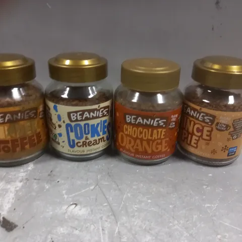 FIVE ASSORTED BEANIES FLAVOURED NSTANT COFFEE 50G