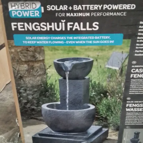 BOXED SMART SOLAR FENGSHUI WATER FALL