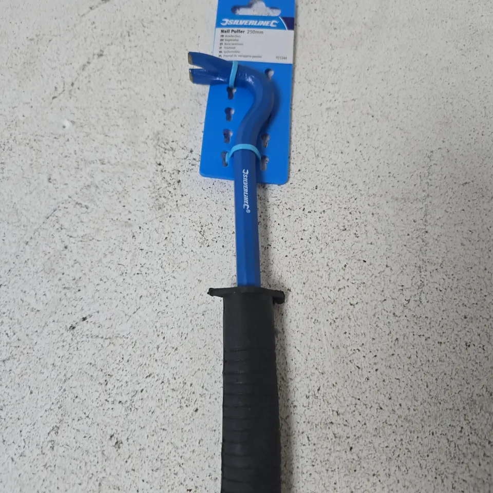 SILVERLINE NAIL PULLER 250MM – BLUE
