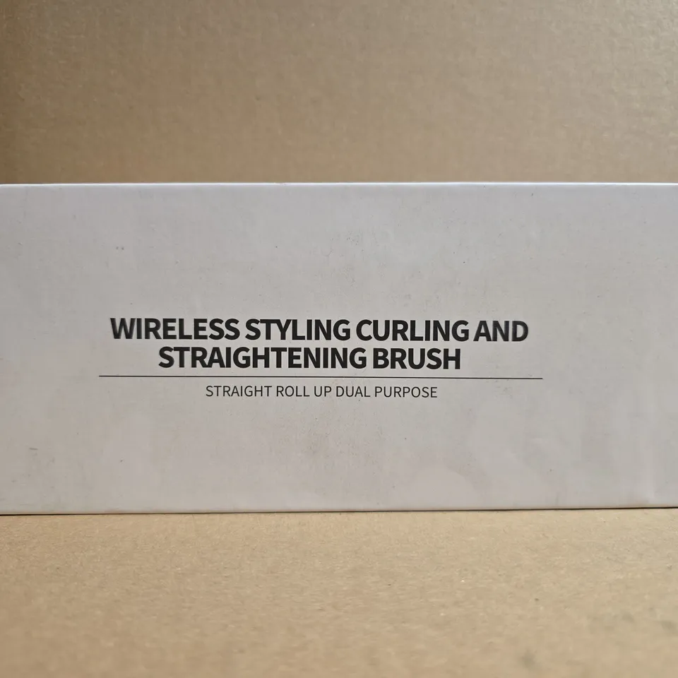 WIRELESS STYLING CURLING AND STRAIGHTENING BRUSH