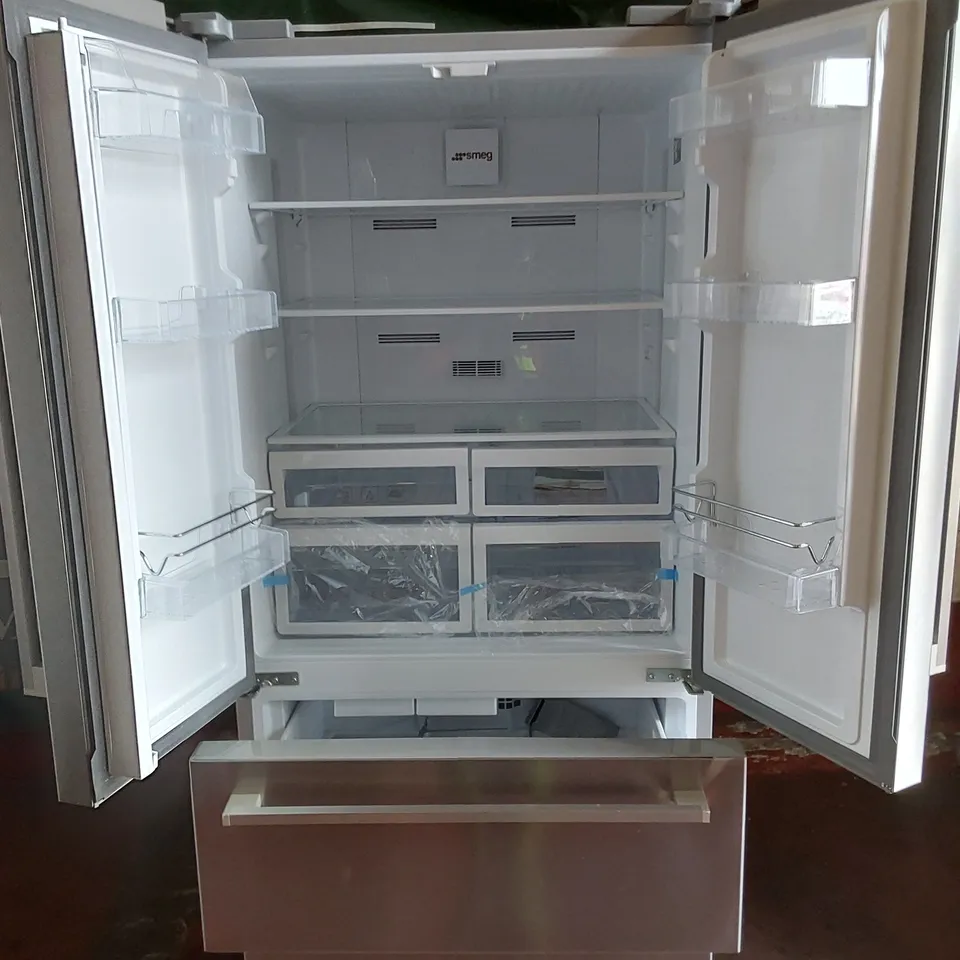 SMEG FQ55FX1 AMERICAN FRIDGE FREEZER - STEEL