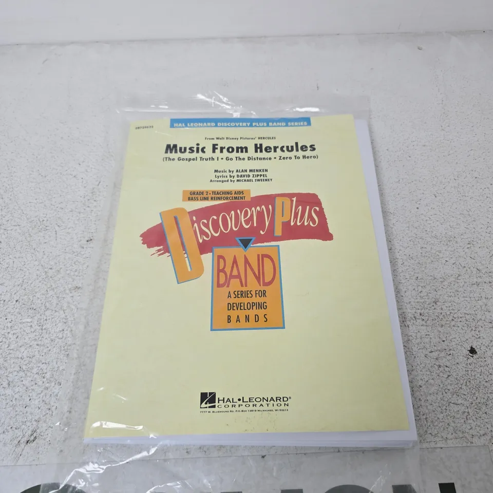 MUSIC FROM HERCULES – HAL LEONARD DISCOVERY PLUS BAND SERIES SHEET MUSIC
