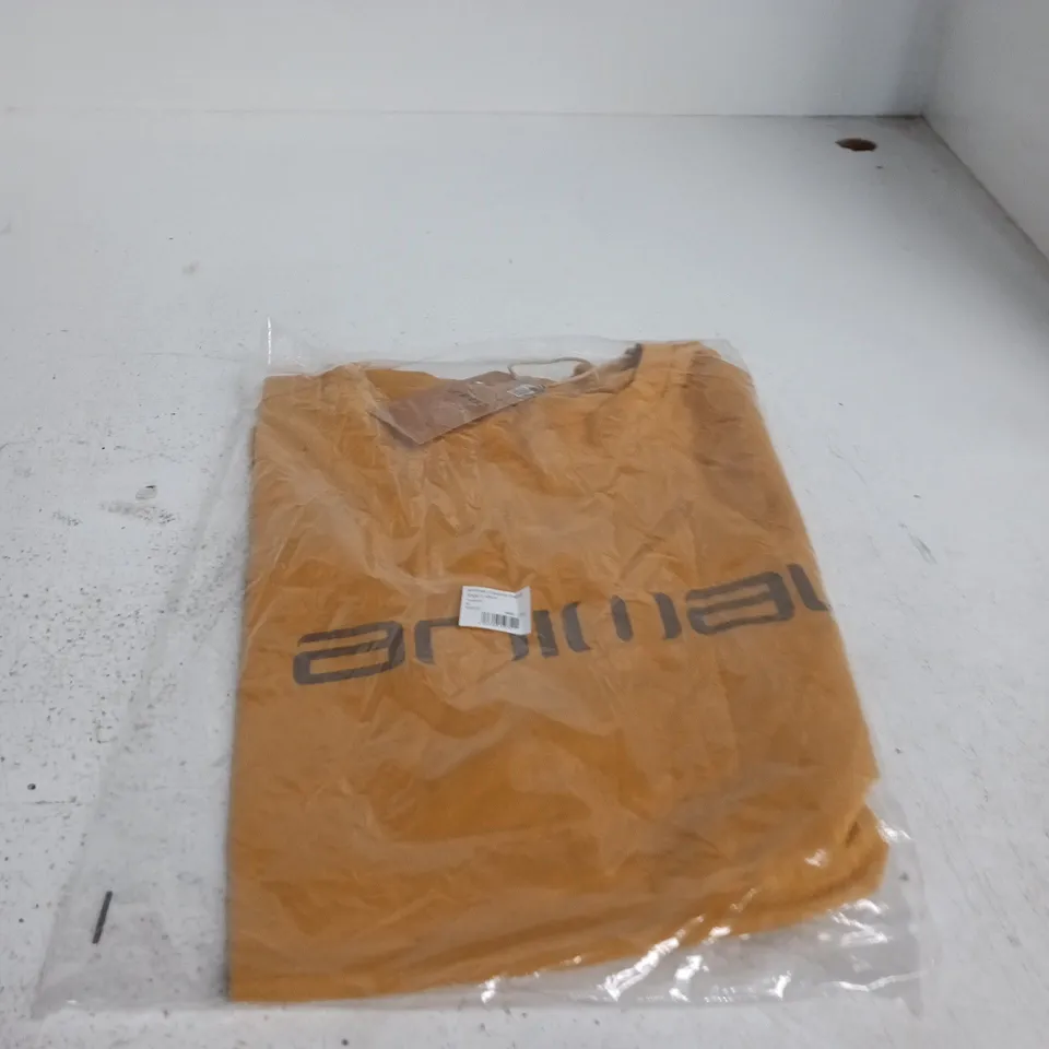 ANIMAL CLASSICO MEN'S LOGO T-SHIRT – MUSTARD – SIZE M