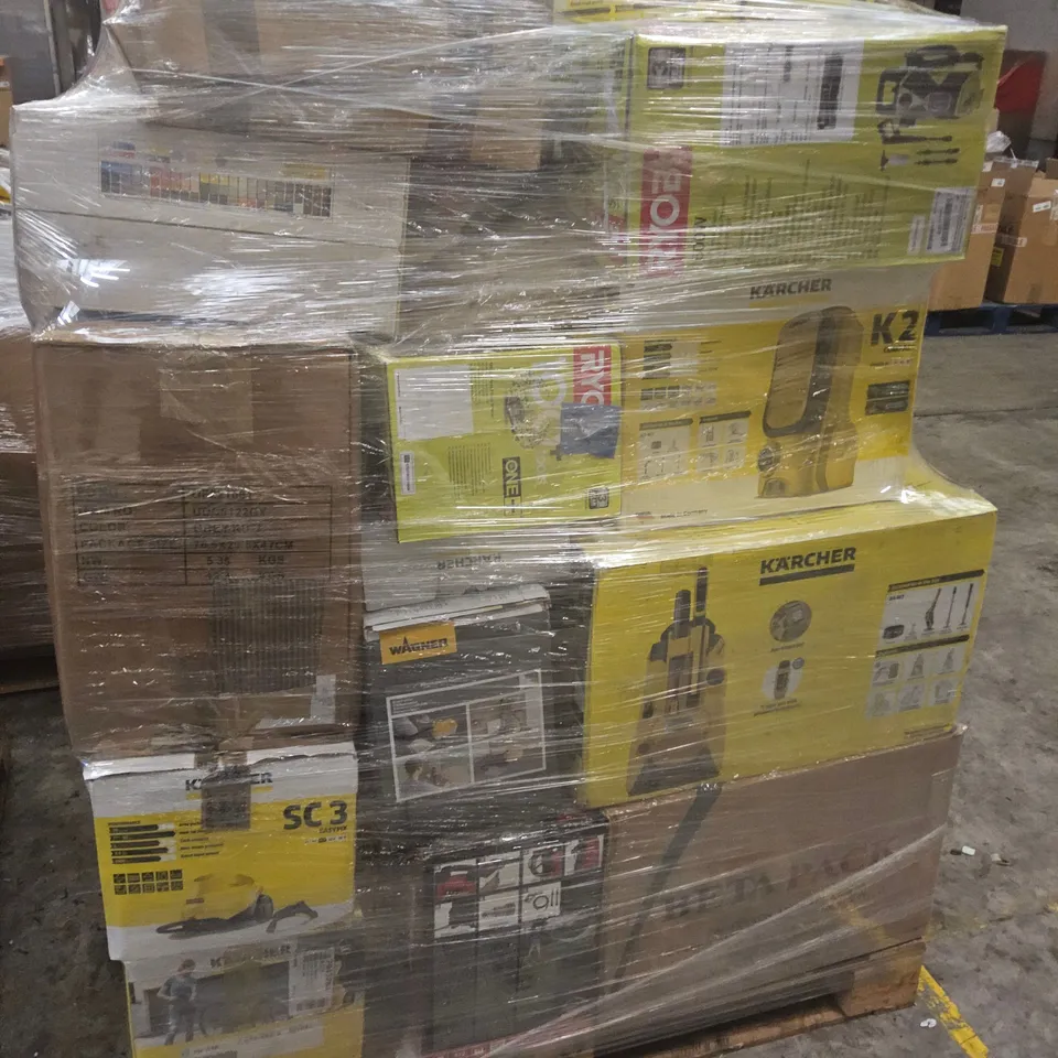 PALLET OF APPROXIMATELY 45 UNPROCESSED RAW RETURN HOUSEHOLD AND ELECTRICAL GOODS TO INCLUDE;