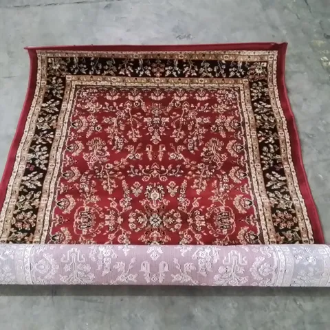 LYNDHURST ORIGINAL AREA RUG IN RED/BLACK 183X120CM