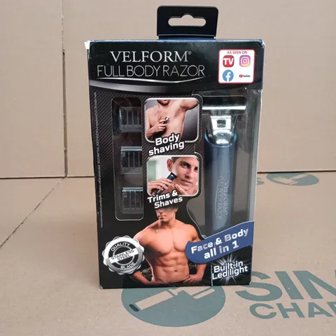 VELFORM FULL BODY RAZOR FACE AND BODY ALL IN 1 BOXED