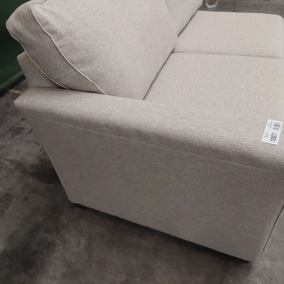 TWO SEATER SECTION NATURAL FABRIC 