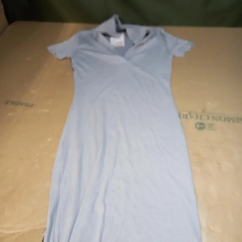 RECYCLED RIB COLLAR DETAILED DRESS SIZE 8