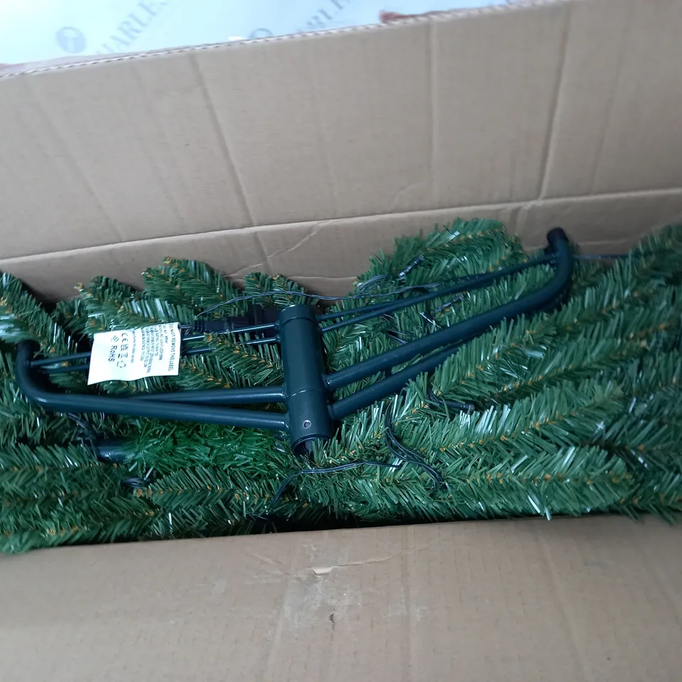 BOXED PRE-LIT 6FT PENCIL CHRISTMAS TREE - COLLECTION ONLY RRP £59.99