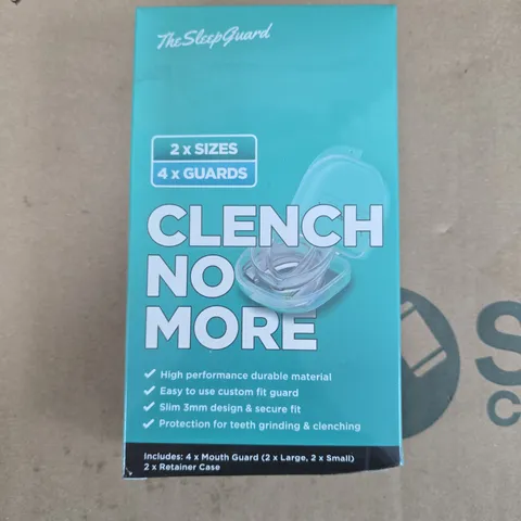 SEALED THE SLEEPGUARD CLENCH NO MORE MOUTH GUARD SET 