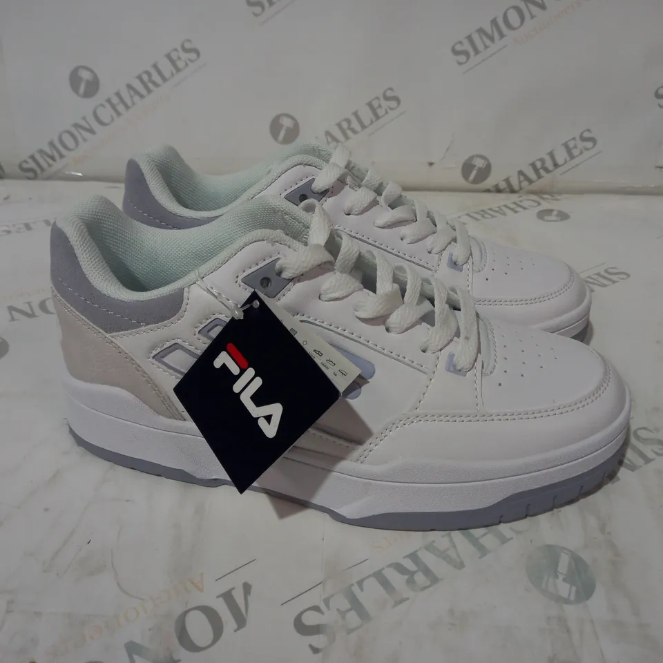FILA PURPLE AND WHITE TRAINERS SIZE 36