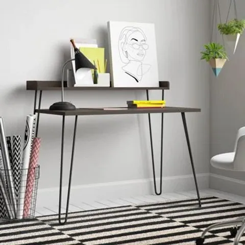 BOXED LASZLO WRITING DESK COMPUTER DESK MANUFACTERED & MODERN