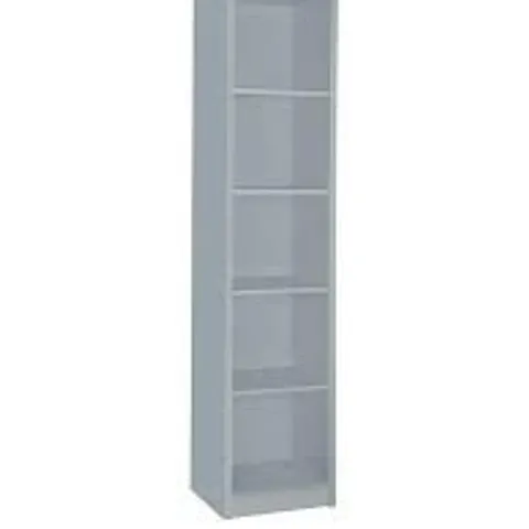 BOXED METRO TALL WIDE BOOKCASE - GREY (1 BOX)